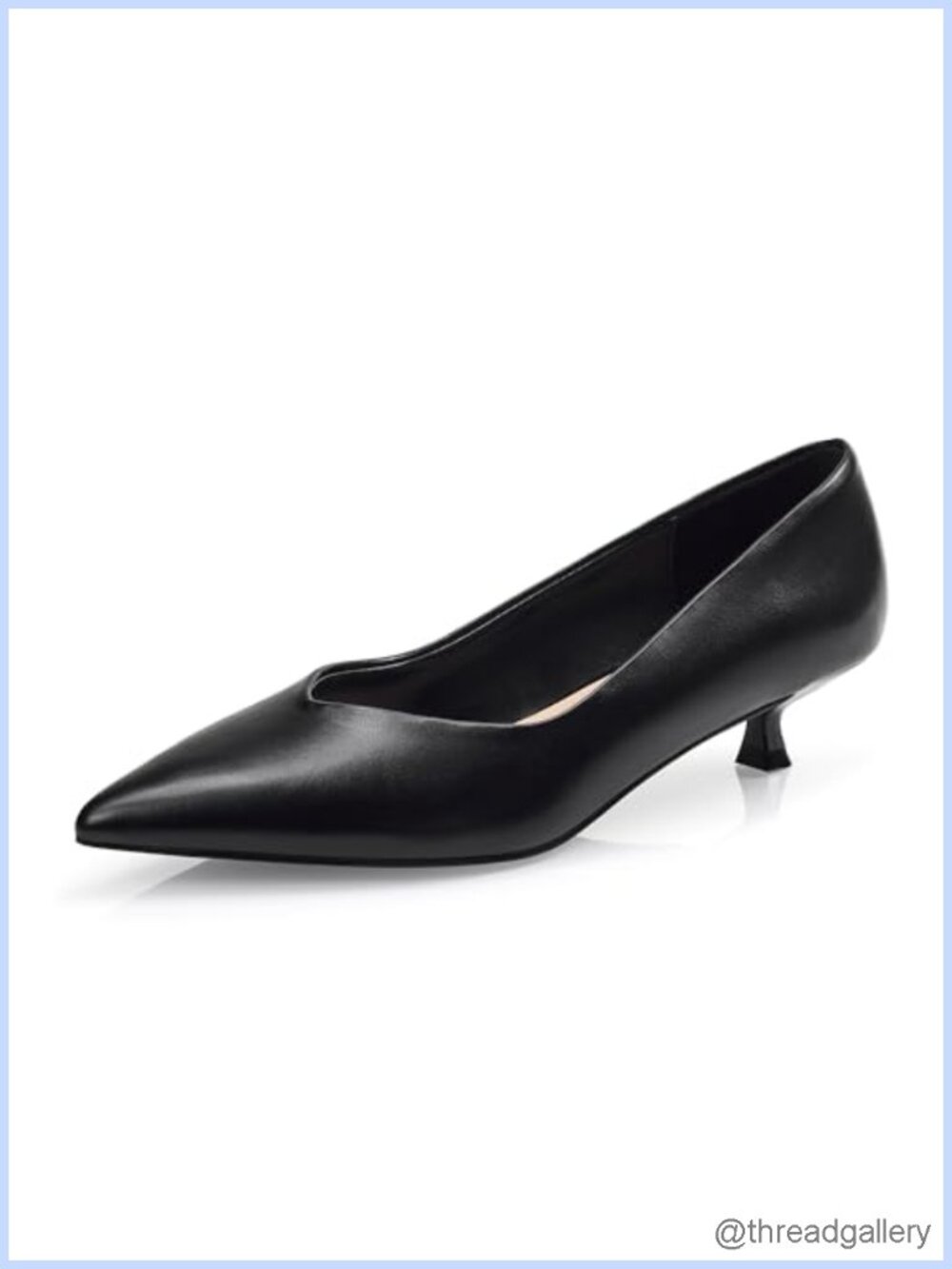 Kitten Heel Pointed Toe Pumps Low Dress Shoes Wedding Formal Work Comfort